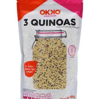 QUINOA TRIO BLANCA NEGRA Y ROJA 500 G OKKO