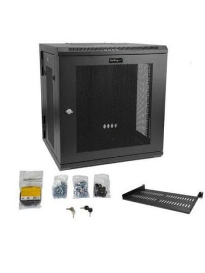 STARTECH  GABINETE ABISAGRADO DE PARED 12U HASTA 90KG NEGRO - Image 3