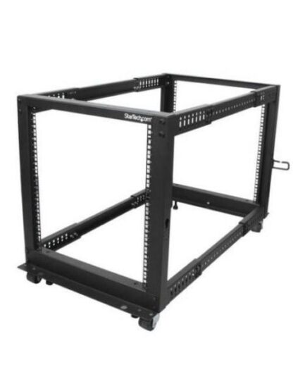 STARTECH  RACK DE MARCO ABIERTO CON PROFUNDIDAD AJUSTABLE DE 4 COLUMNAS 12U - Image 2