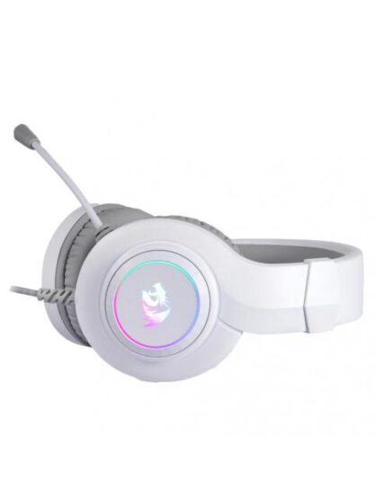 REDRAGON AUDIFONOS GAMER HYLAS RGB ALAMBRICO 2 METROS USB-A BLANCO - Image 2