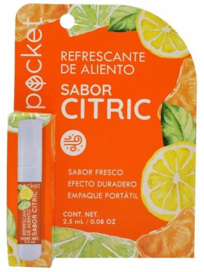 REFRESCANTE DE ALIENTO CITRIC 2.5 ML POCKET