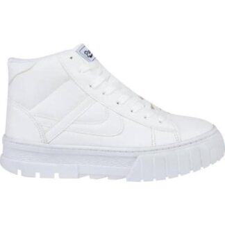 REINA BOTA CASUAL PLATAFORMA BLANCO PANAM