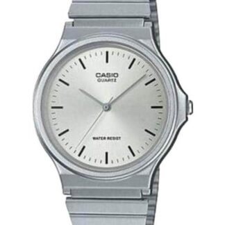 RELOJ ANALOGO PLATA CASIO