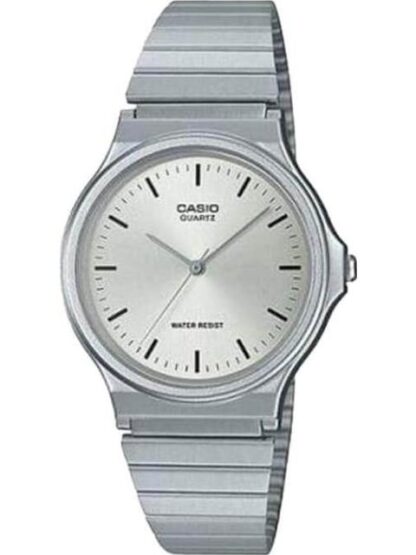 RELOJ ANALOGO PLATA CASIO