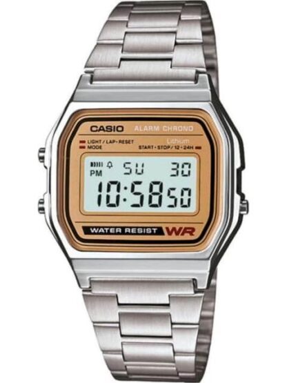 RELOJ DIGITAL PLATA CASIO