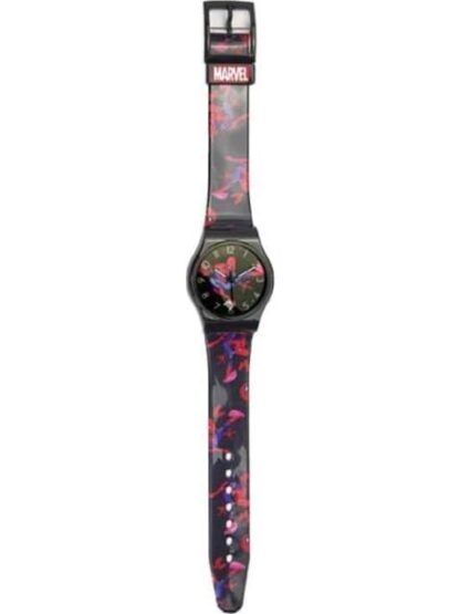 RELOJ PULSO ANALOGO SPIDERMAN SPR2 NEGRO SPIDERMAN