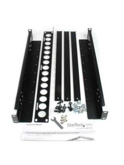 STARTECH  RIELES AJUSTABLES PARA RACK 19 1U HASTA 25KG NEGRO - Image 6