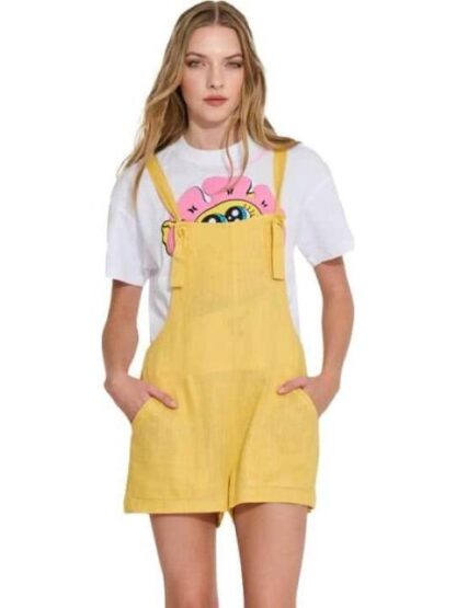 ROMPER DE LINO AMARILLO MOSTAZA HOLLY LAND - Image 4