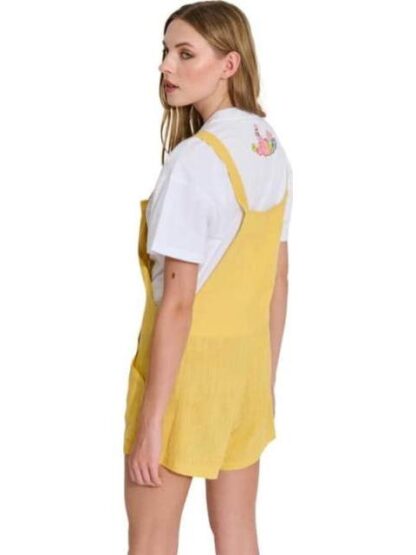ROMPER DE LINO AMARILLO MOSTAZA HOLLY LAND - Image 5
