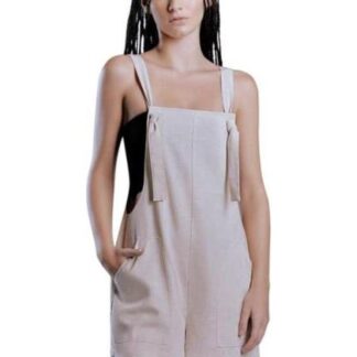 ROMPER DE LINO BEIGE HOLLY LAND