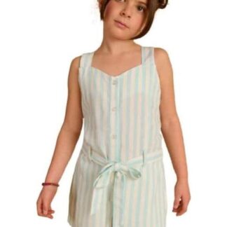 ROMPER DE LINO BLANCO HOLLY LAND KIDS