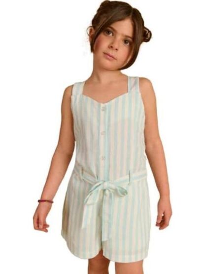 ROMPER DE LINO BLANCO HOLLY LAND KIDS
