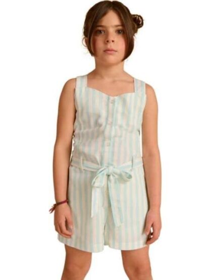 ROMPER DE LINO BLANCO HOLLY LAND KIDS - Image 2