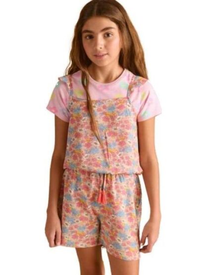 ROMPER ESTAMPADO ROSA HOLLY LAND KIDS