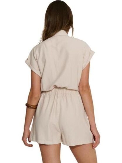 ROMPER LISO BEIGE HOLLY LAND - Image 2