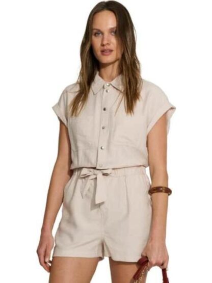 ROMPER LISO BEIGE HOLLY LAND - Image 4