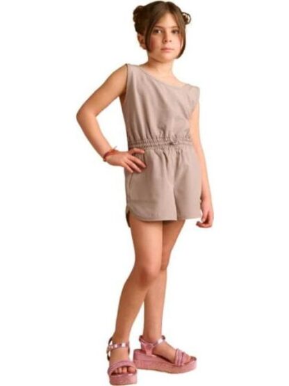 ROMPER LISO GRIS HOLLY LAND KIDS