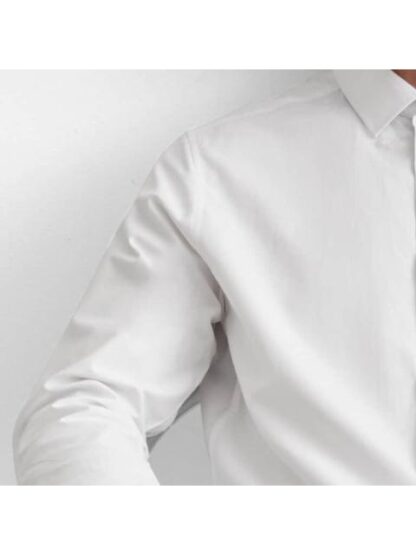 CAMISA SLIM FIT MANGA LARGA BLANCO HPC POLO - Image 3