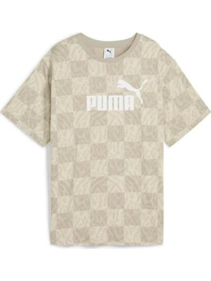ROPA CASUAL ESS GRAPHIC RELAXED AOP TEE BEIGE PUMA