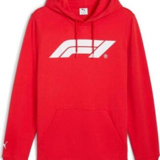 ROPA CASUAL F1 ESS LOGO HOODIE ROJO PUMA