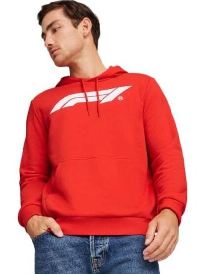 ROPA CASUAL F1 ESS LOGO HOODIE ROJO PUMA - Image 2