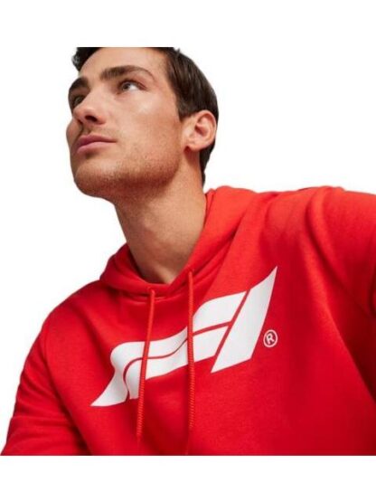 ROPA CASUAL F1 ESS LOGO HOODIE ROJO PUMA - Image 3