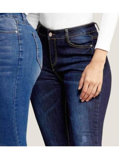 JEANS SUPERSKINNY CINTURA ALTA AZUL INDIGO ATMOSPHERE DNM - Image 2