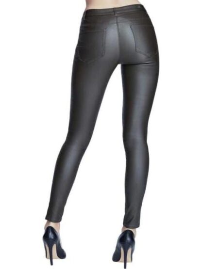 PANTALON CINTURA ALTA EFECTO PIEL NEGRO ATMOSPHERE DNM - Image 2