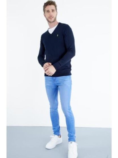 JEANS SKINNY FIT CINTURA REGULAR BLEACH GOODYEAR - Image 6
