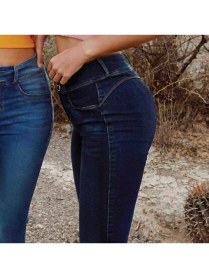 JEANS PUSH UP CINTURA ALTA GRIS SEVEN JEANS - Image 2
