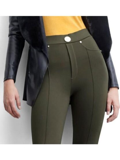 LEGGINGS CASUAL CINTURA ALTA VERDE OLIVO HOLLY LAND - Image 3
