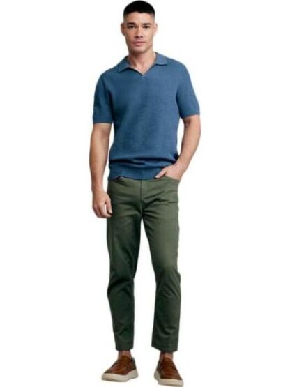 ROPA CASUAL PANTALON D.E.E.P SELECTION PISA VERDE OLIVO D.E.E.P SELECTION - Image 3