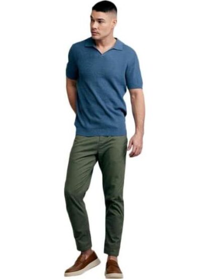 ROPA CASUAL PANTALON D.E.E.P SELECTION PISA VERDE OLIVO D.E.E.P SELECTION - Image 6