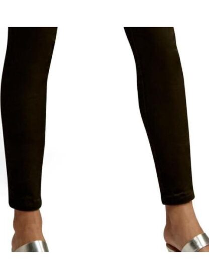 PANTALON CINTURA REGULAR CORTE SKINNY VERDE OLIVO HOLLY LAND - Image 3