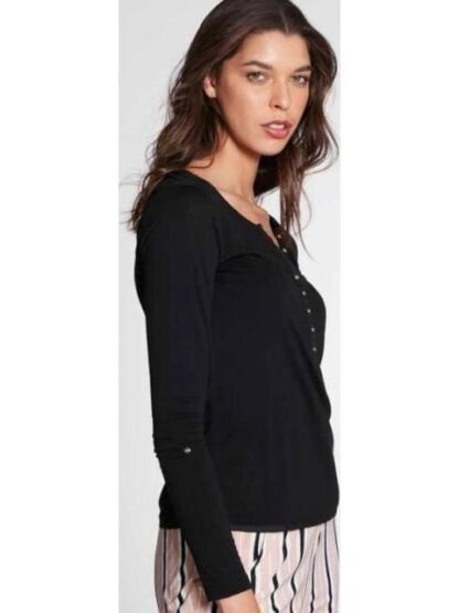 PLAYERA MANGA LARGA NEGRO HOLLY LAND - Image 2