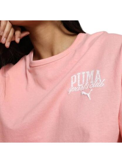 ROPA CASUAL PUMA CLASS RELAXED CROP TEE ROSA PUMA - Image 4
