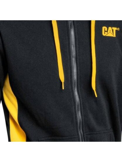 SUDADERA CON CAPUCHA NEGRO CATERPILLAR - Image 3