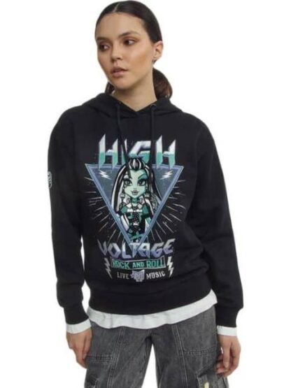 ROPA CASUAL SUDADERA MONSTER HIGH MH01 NEGRO MONSTER HIGH