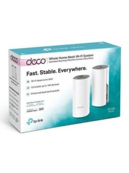 ROUTER TP-LINK CON SISTEMA DE RED WI-FI EN MALLA AC1200 DECO E4 867MBIT-S 2.4-5GHZ 2 ANTENAS INTERNAS - 2 PIEZAS - ¡COMPRA PRODUCTOS DECO TP LINK Y PARTICIPA PARA GANAR UN ROUTER ARCHER AX53! - Image 6
