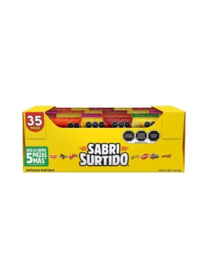 SABRISURTIDO PAQUETE DE 35 PZ
