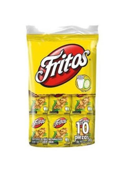 SABRITAS FRITOS SAL 10 PZ DE 40 GR