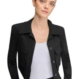 SACO CROP LISO NEGRO HOLLY LAND