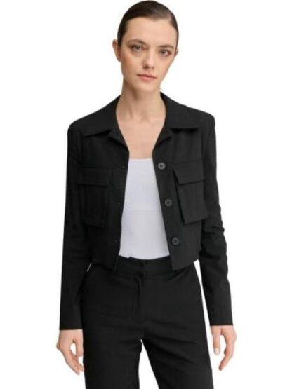 SACO CROP LISO NEGRO HOLLY LAND - Image 4