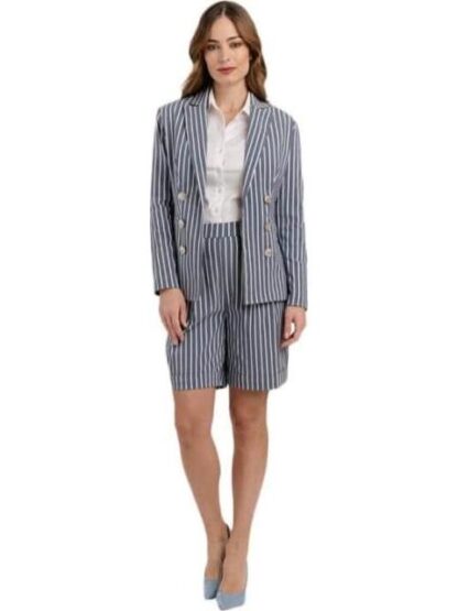 SACO DAMA CONTEMPORANEA AZUL MARINO YAELI FASHION