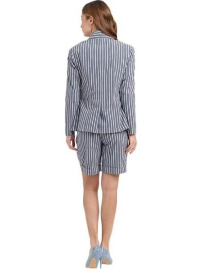 SACO DAMA CONTEMPORANEA AZUL MARINO YAELI FASHION - Image 2