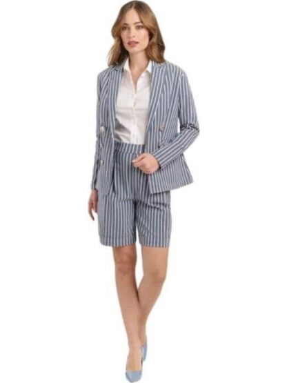 SACO DAMA CONTEMPORANEA AZUL MARINO YAELI FASHION - Image 6
