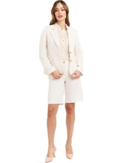 SACO DAMA CONTEMPORANEA BLANCO YAELI FASHION