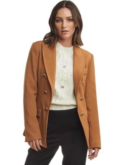 SACO DE VESTIR CAMEL HOLLY LAND