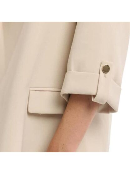 SACO LISO MANGA ELEVADORES BEIGE HOLLY LAND - Image 6