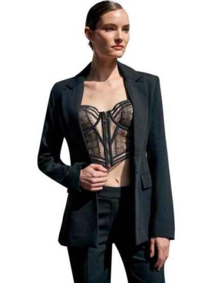 SACO LISO NEGRO HOLLY LAND - Image 5